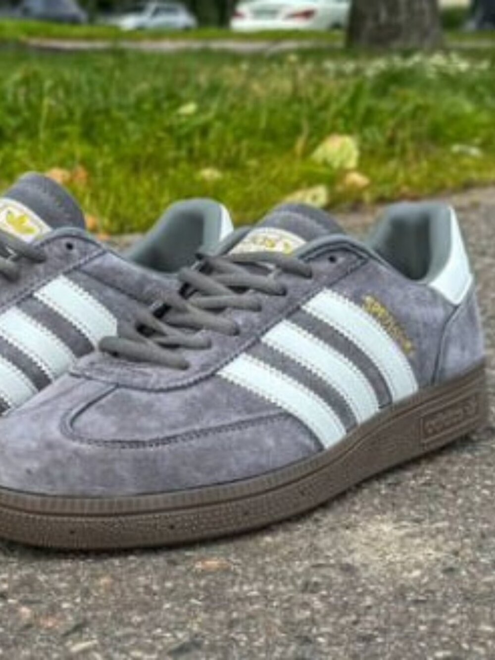 Adidas Spezial Grey Suede Sneakers